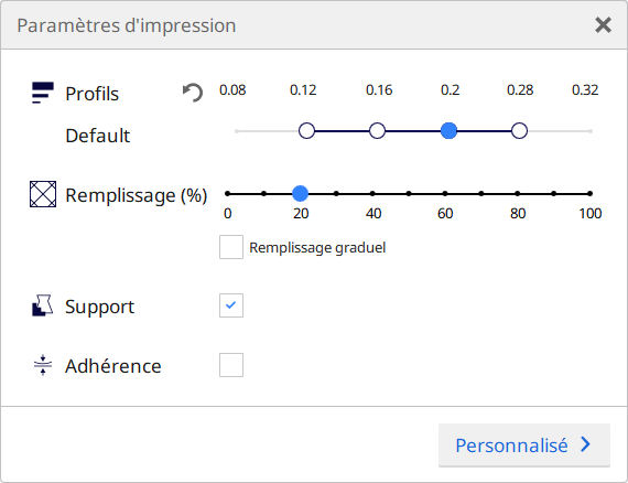 Support pour 2 panneaux.